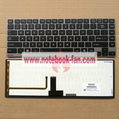 New US keyboard Toshiba U800 U900 U920 U840 Z830 Z835 backlit - Click Image to Close